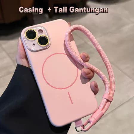 iPhone Case Anti-fall Premium Fully Enclosed Camera Softcase Beludru Silicone Casing Magnetic